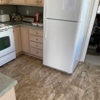 Kitchen before remodel with existing cabinets